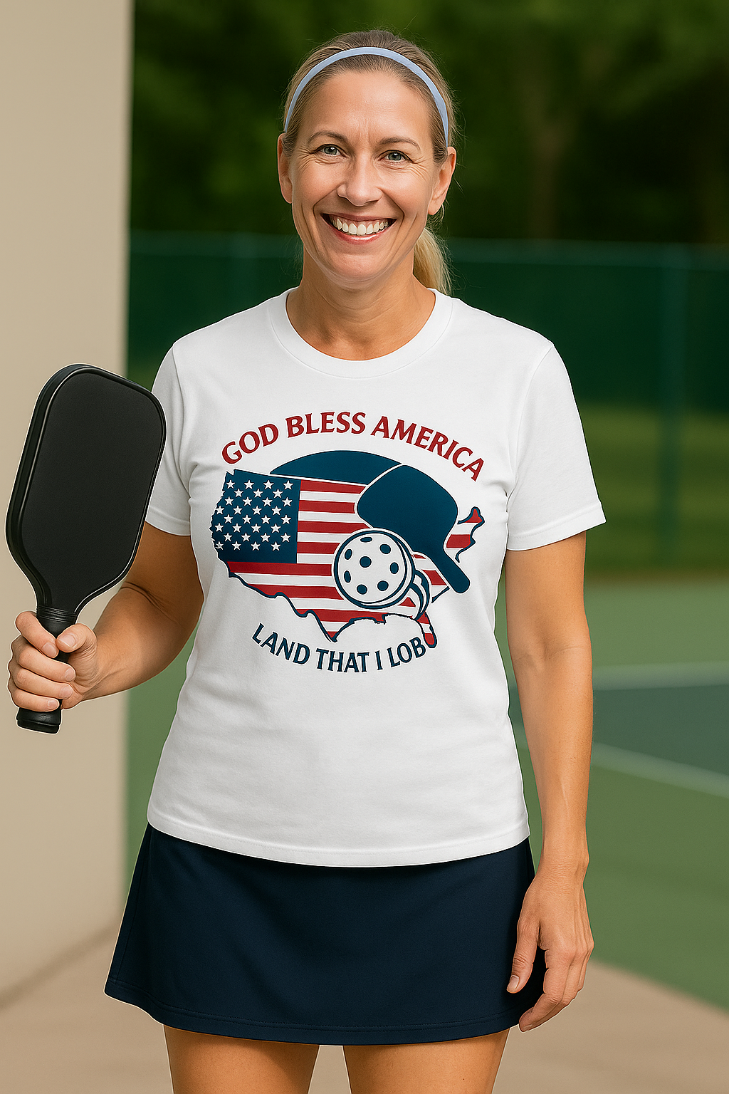 "LAND THAT I LOB" - USA Pickleball Unisex T-Shirt
