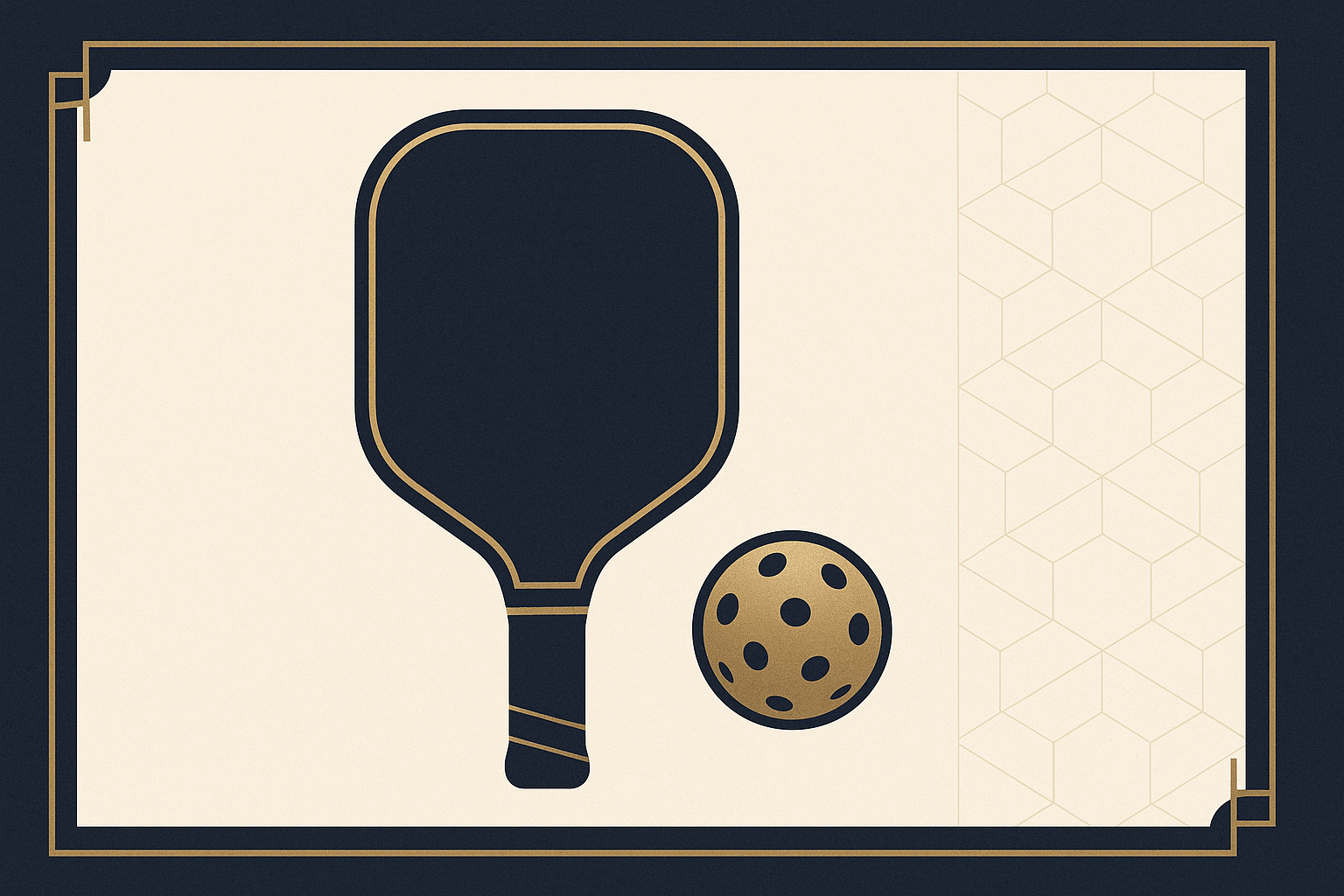 Classy Pickleball Gift Card Design