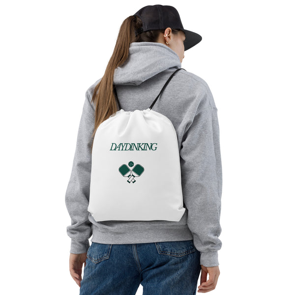 "DAYDINKING" - Pickleball Drawstring Bag
