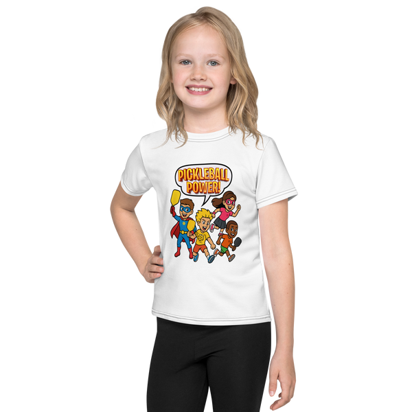 "PICKLEBALL POWER" - Kids Crew Neck Pickleball T-Shirt