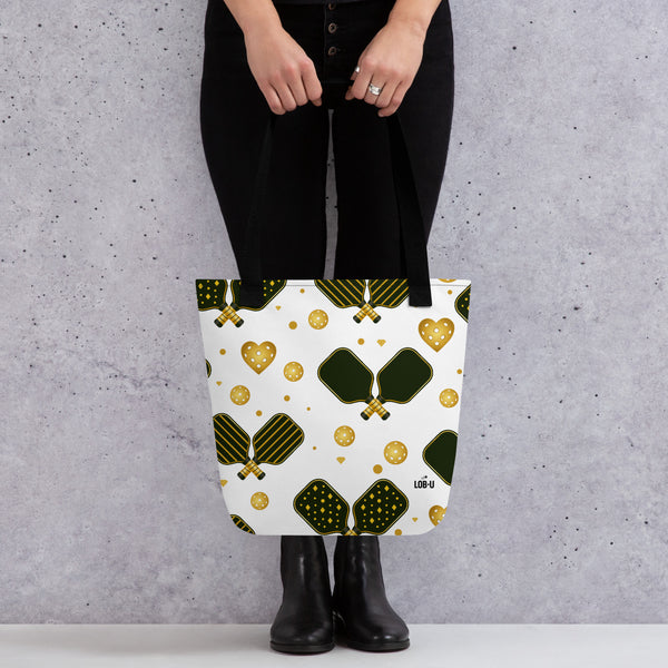 "GOLDEN DINKS" - Pickleball Tote Bag