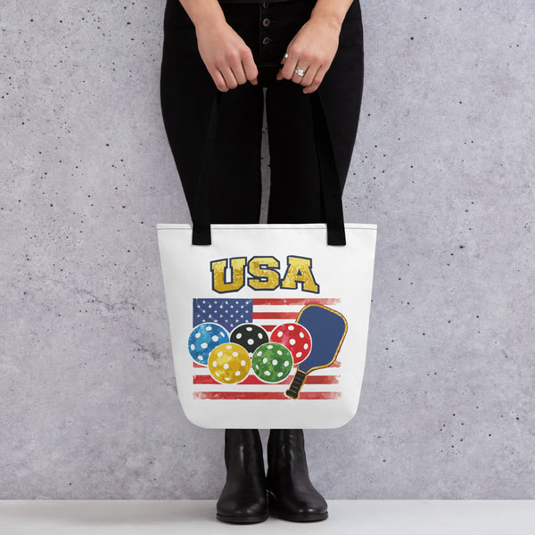 "USA" - Pickleball Tote Bag
