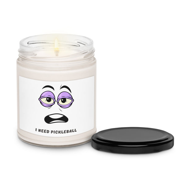 "I NEED PICKLEBALL" - Scented Soy Candle