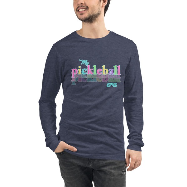 "MY PICKEBALL ERA" (Multicolor) - Unisex Long Sleeve Pickleball Tee