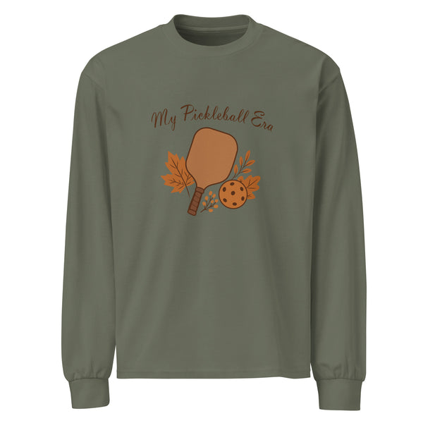 "MY PICKLEBALL ERA" - Premium Heavyweight Long Sleeve Pickleball Shirt