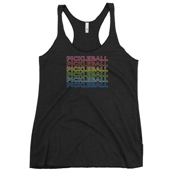 "PICKLEBALL" - Women's Racerback Pickleball Tank