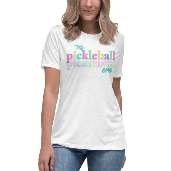 "MY PICKLEBALL ERA" - Women's Relaxed Pickleball T-Shirt